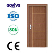 China export beautiful picture interior bathroom mdf PVC door